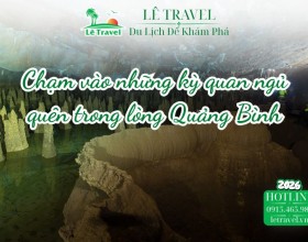 Hành trình chạm vào những kỳ quan ngủ quên trong lòng Quảng Bình