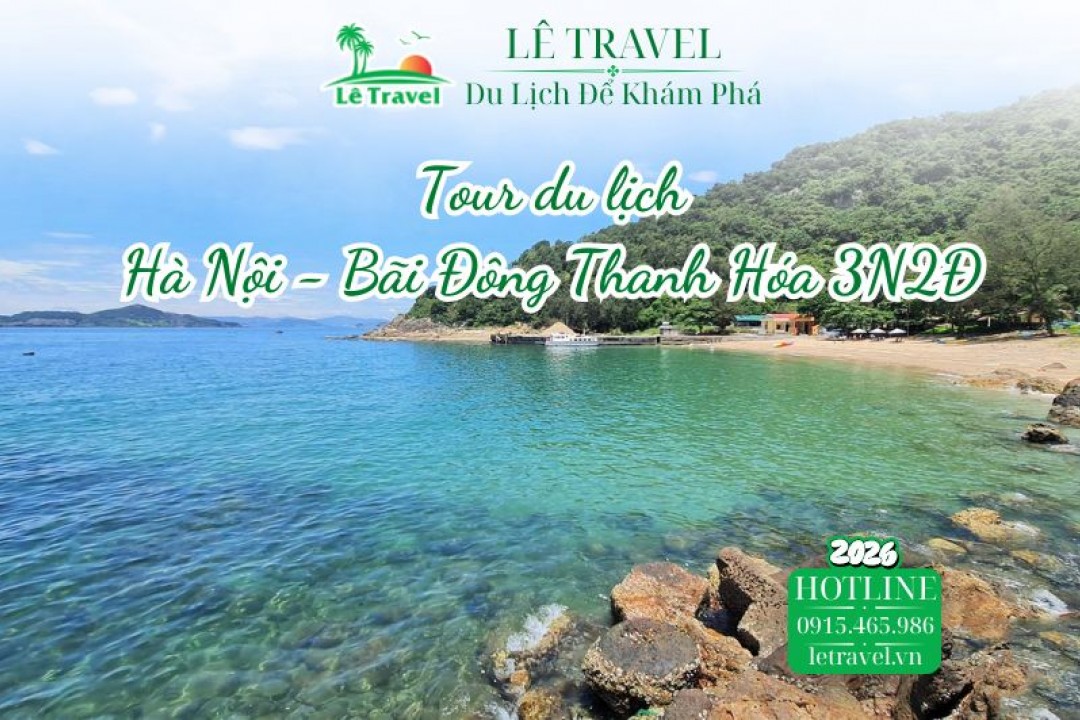 Tour du lịch Hà Nội - Bãi Đông Thanh Hóa 3N2Đ