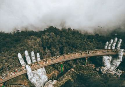 Bí kíp săn mây tại Cầu Vàng Đà Nẵng