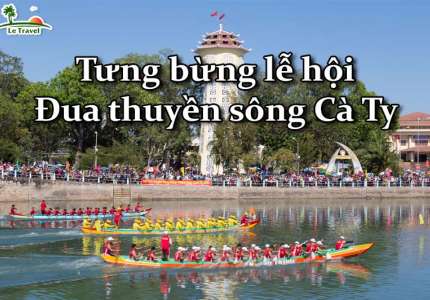 Du lịch Mũi Né Tết - Lễ hội đua thuyền trên sông Cà Ty