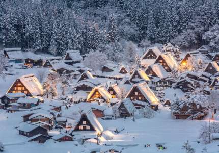 Trải nghiệm ngắm tuyết tại Chubu Nhật Bản