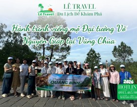 Hành trình viếng mộ Đại tướng Võ Nguyên Giáp tại Vũng Chùa