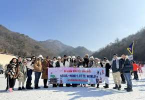 Đoàn khách Lê Travel đi khám phá Hàn Quốc