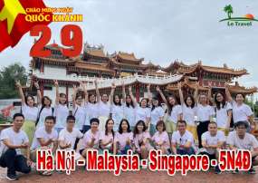 Tour Du Lịch Malaysia – Singapore 5 Ngày 4 đêm 2/9/2022