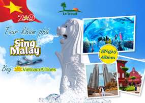 Tour Du Lịch Singapore - Malaysia 5 Ngày 4 Đêm 2-9/2023 (Bay Vietnam Airlines)