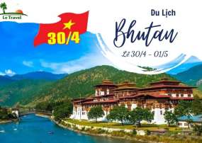 Tour Du Lịch Bhutan 6 Ngày 5 Đêm 30/4-1/5/2024 Từ Hà Nội