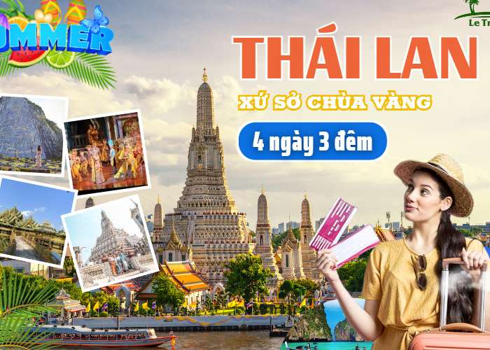 Du Lịch Thái Lan 4 Ngày 3 Đêm Từ Hà Nội Hè 2024 Bay (Vietnam Airlines)