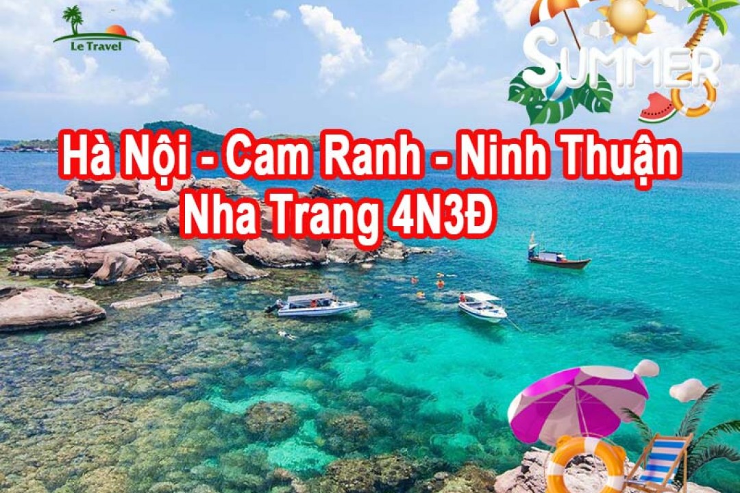 Tour Cam Ranh - Ninh Thuận - Nha Trang 4 Ngày 3 Đêm Hè 2024 (Bay Vietnam Airlines)