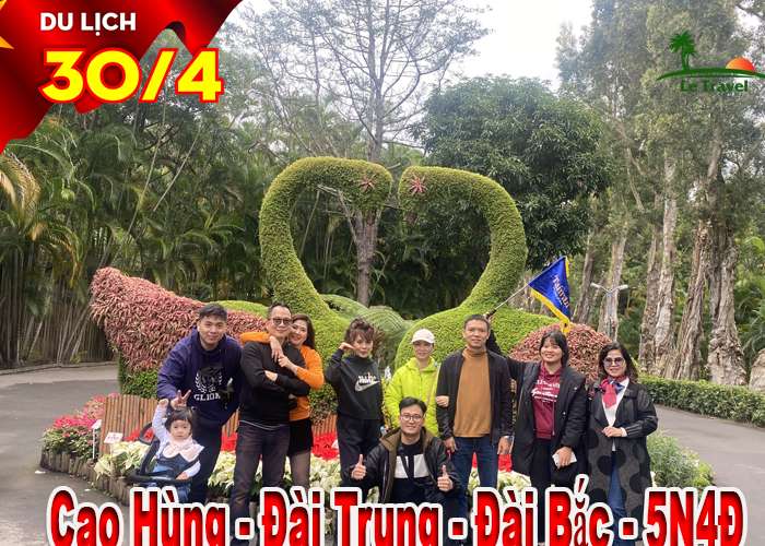 Du Lịch Đài Loan 5 Ngày 4 Đêm Lễ 30/4 - 1/5/2023 (Bay Vietnam Airlines)