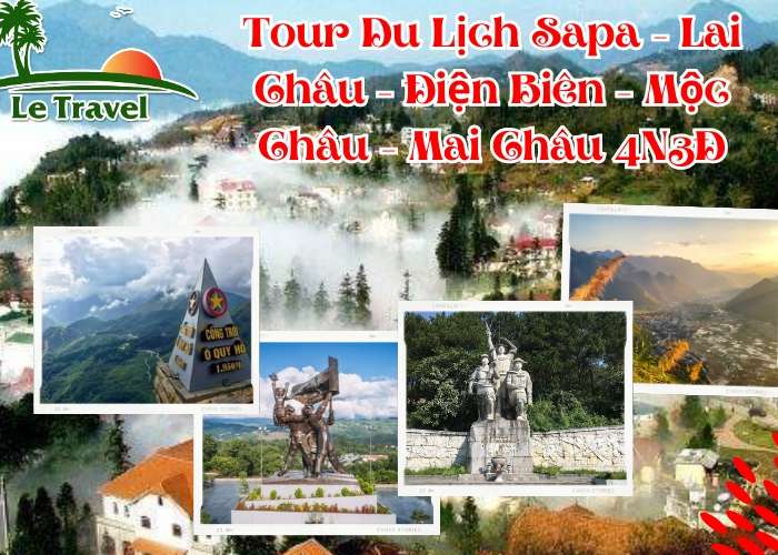 Tour Du Lịch Sapa - Lai Châu - Điện Biên - Mộc Châu - Mai Châu 4N3Đ