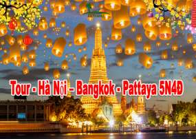 Tour Du Lịch Bangkok - Pattaya 5 Ngày 4 Đêm Tết  Âm Lịch 2024 (Bay Vietravel Airlines)