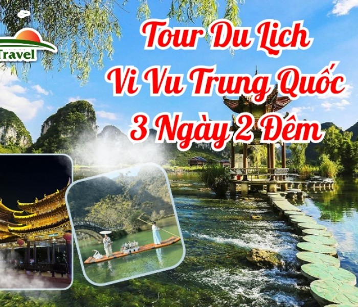 Tour Trà Lĩnh - TP. Tịnh Tây - Nga Tuyền - Phố cổ Cẩm Tú - Cổ Long Đại Hiệp Cốc - Hang Pác Bó - Thác Bản Giốc 3 Ngày 2 Đêm