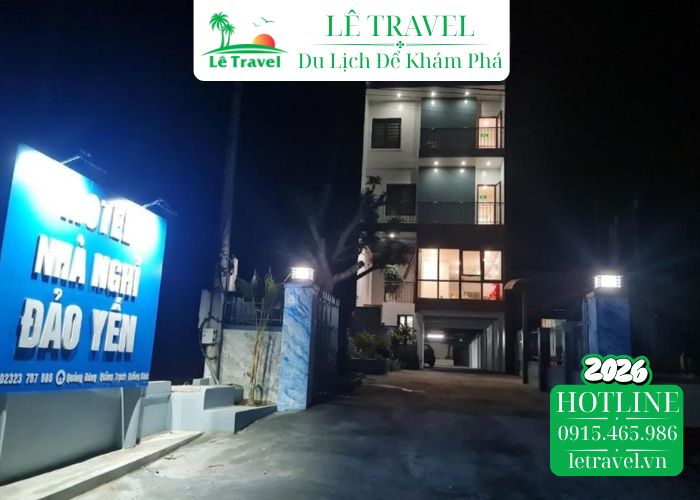 Nhà Nghỉ Đảo Yến – Điểm dừng chân bình dân sát biển